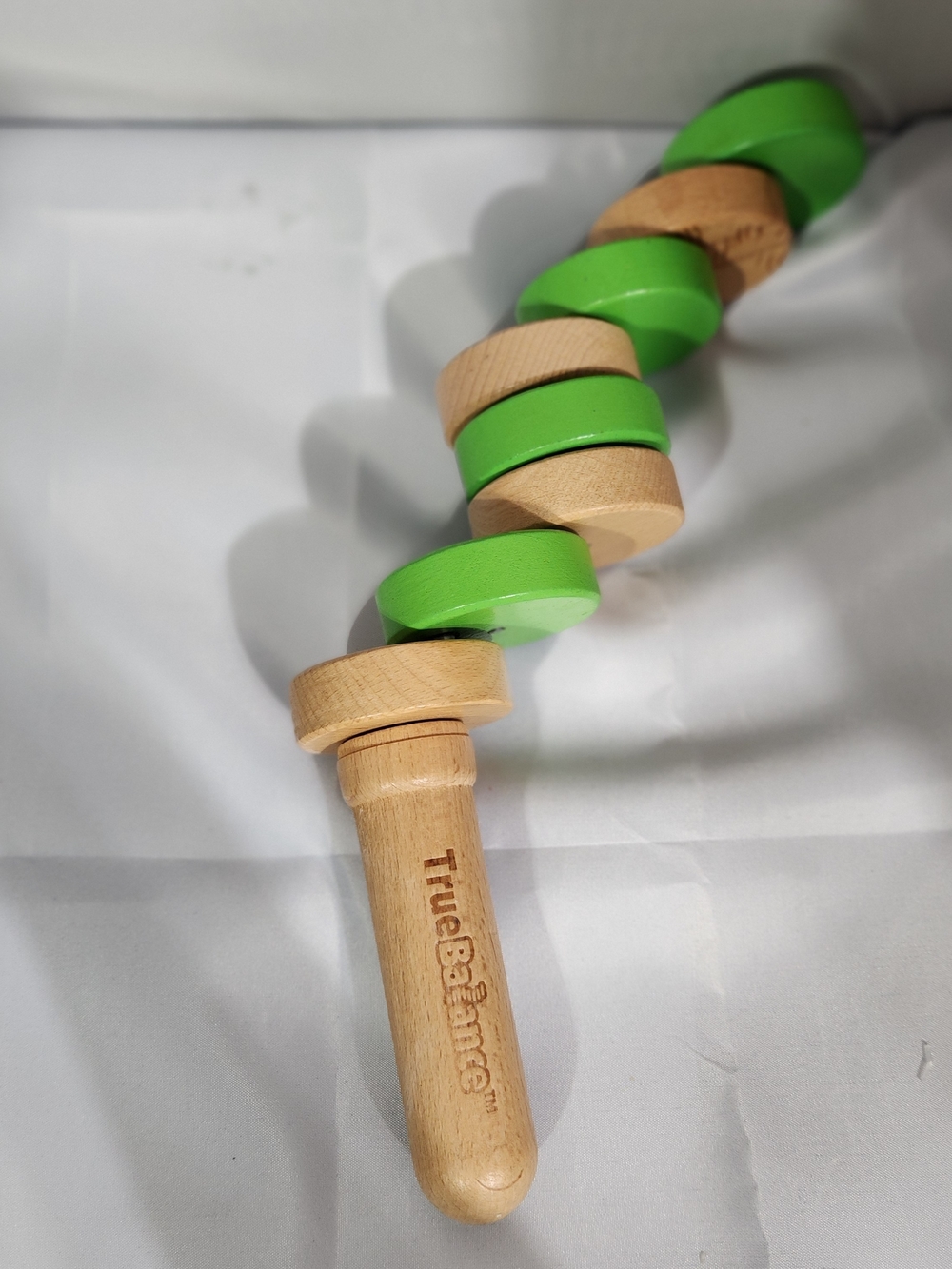 Wooden Twist Balancing Toy - Green